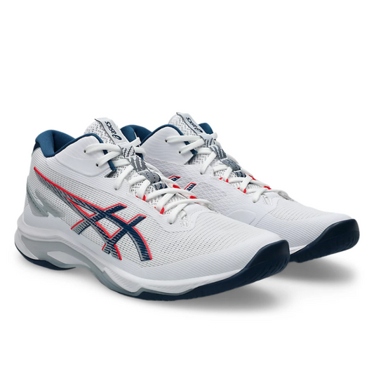 PulseCourt™ – Hvite mid-cut sneakers – Solid passform og dempende støtte